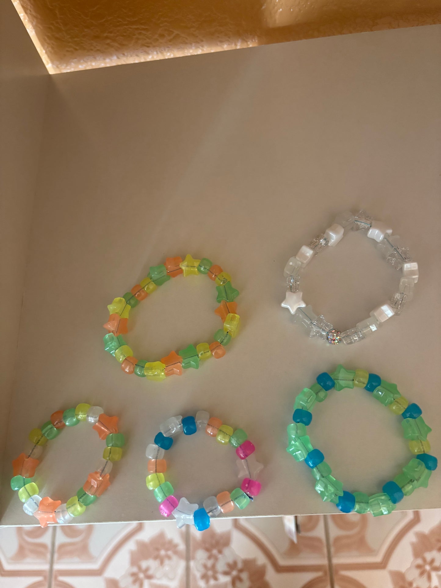 Glow in the dark bracelets