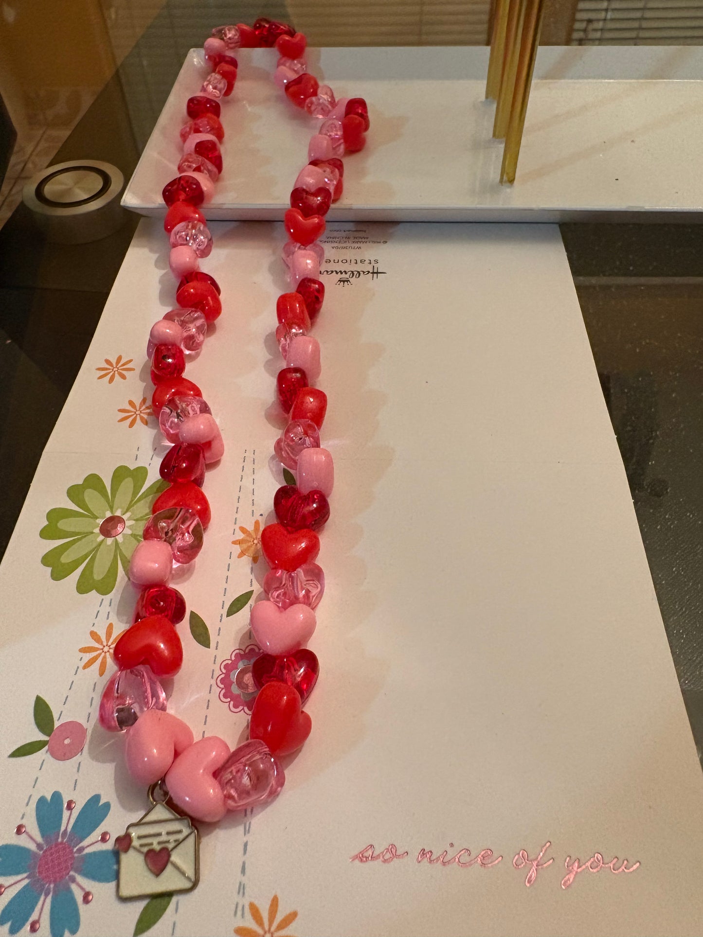 Heart and letter bracelet