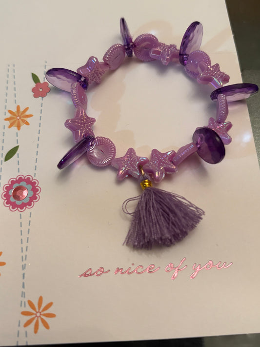 Purple bracelet