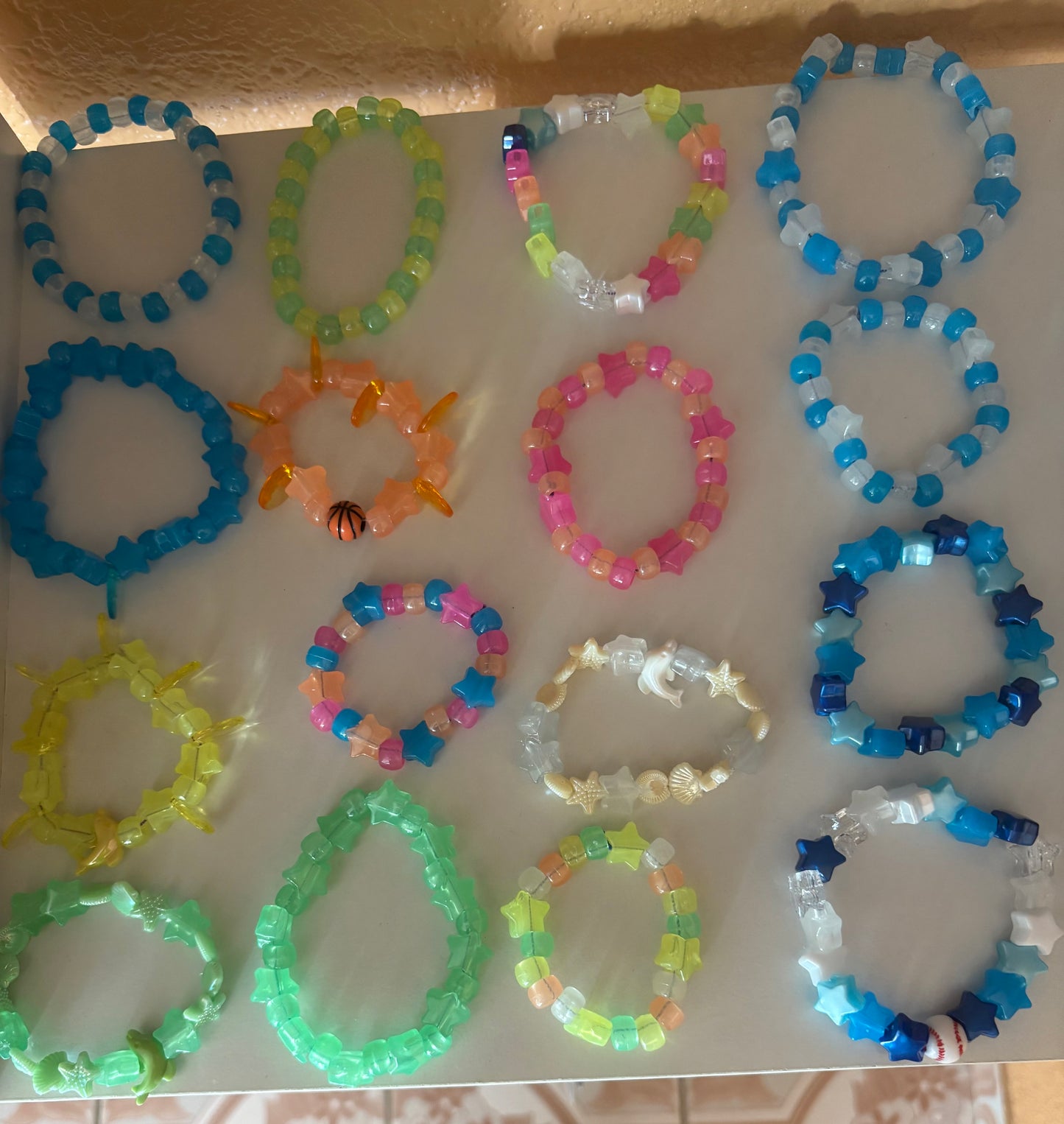 Glow in the dark bracelets