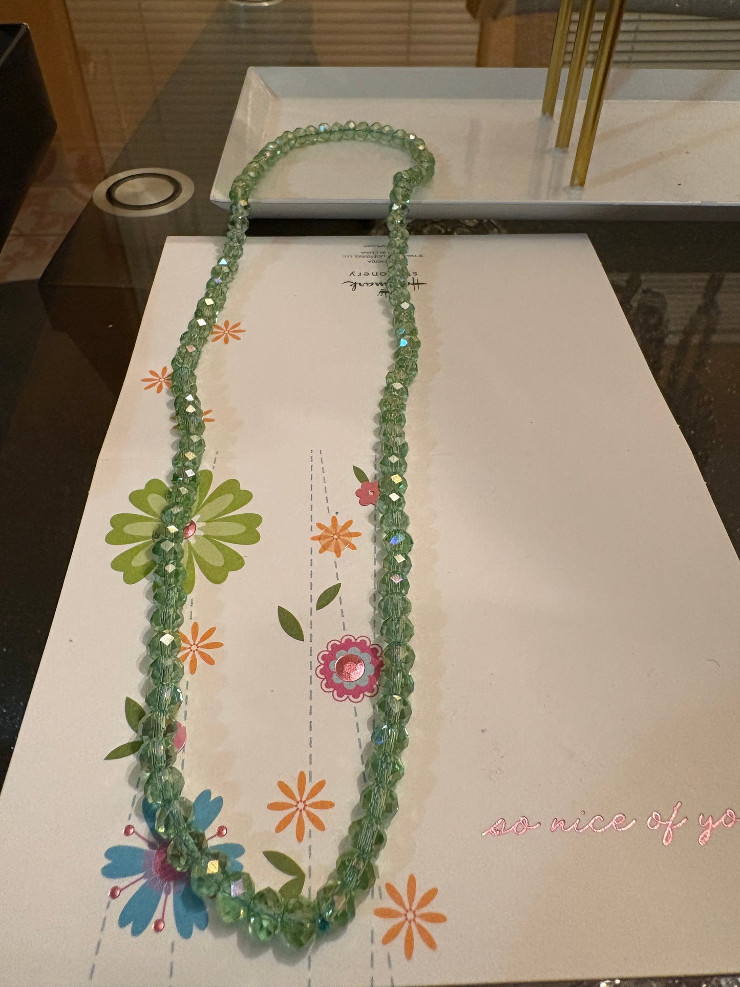 Green necklace